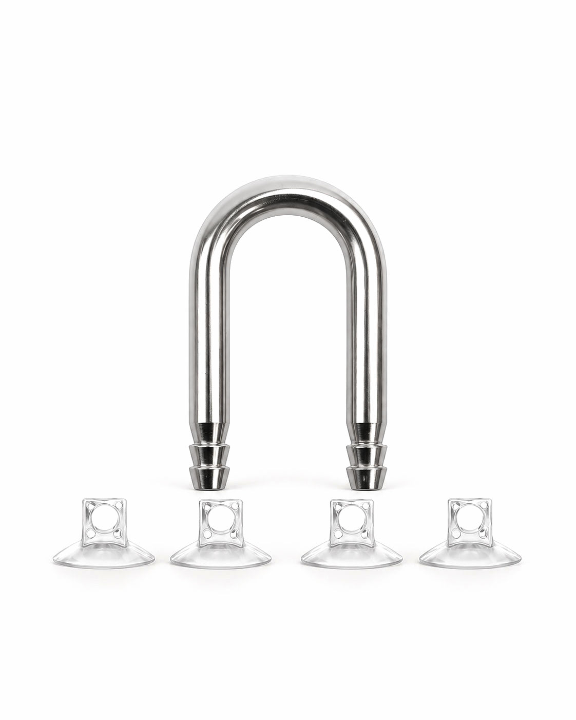 NOUVEAU Connecteur de Tuyau Coudé en Inox SS-Series + 4 Ventouses