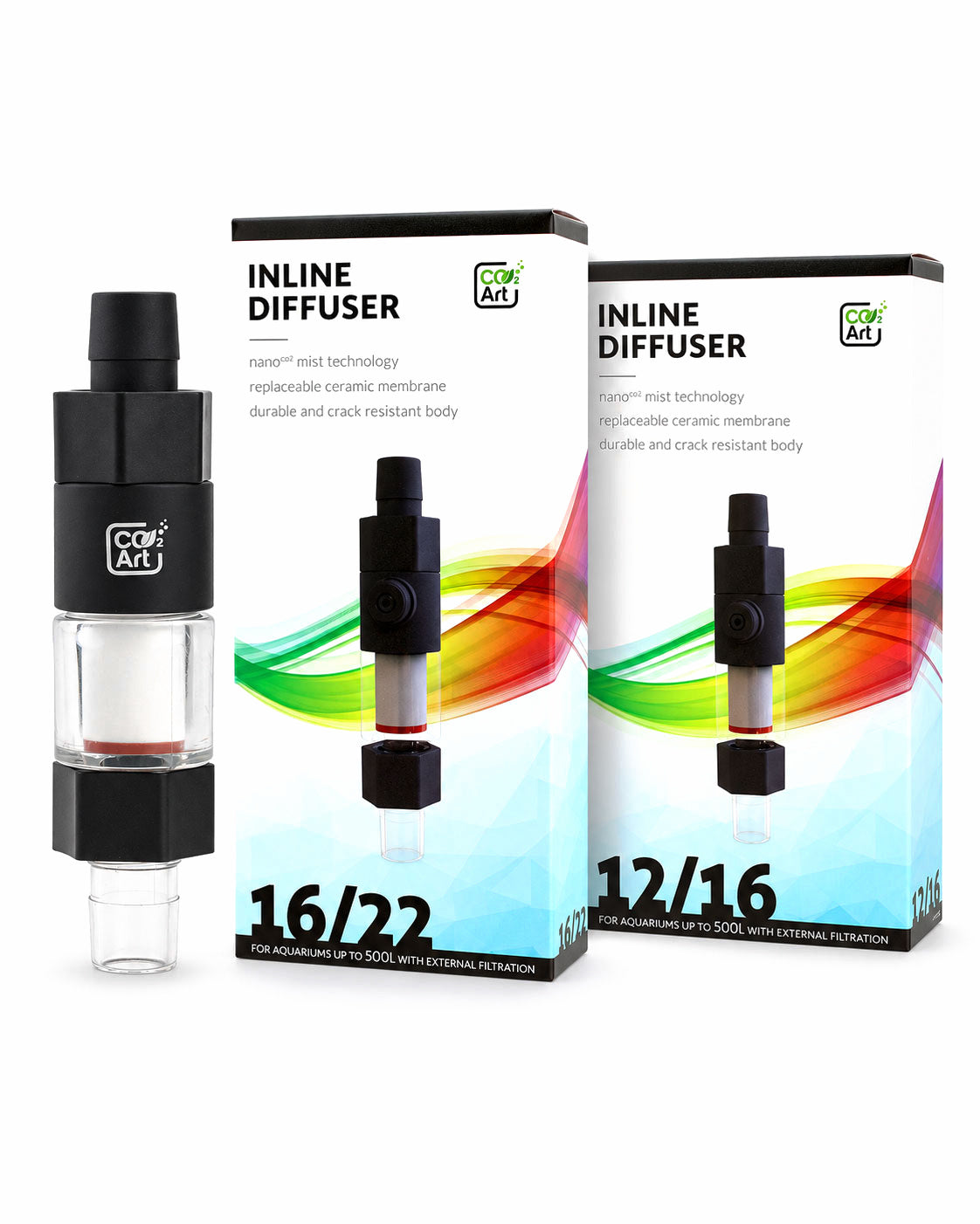 Système diffuseur atomiseur CO2 Inline CO2Art pour aquarium