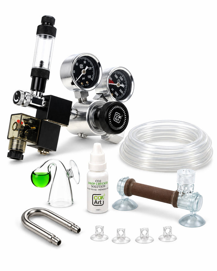 Système CO2 complet Pro-SE Series pour aquarium avec diffuseur Flux_ à immerger