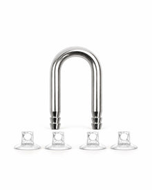 NOUVEAU Connecteur de Tuyau Coudé en Inox SS-Series + 4 Ventouses