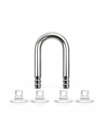 NOUVEAU Connecteur de Tuyau Coudé en Inox SS-Series + 4 Ventouses
